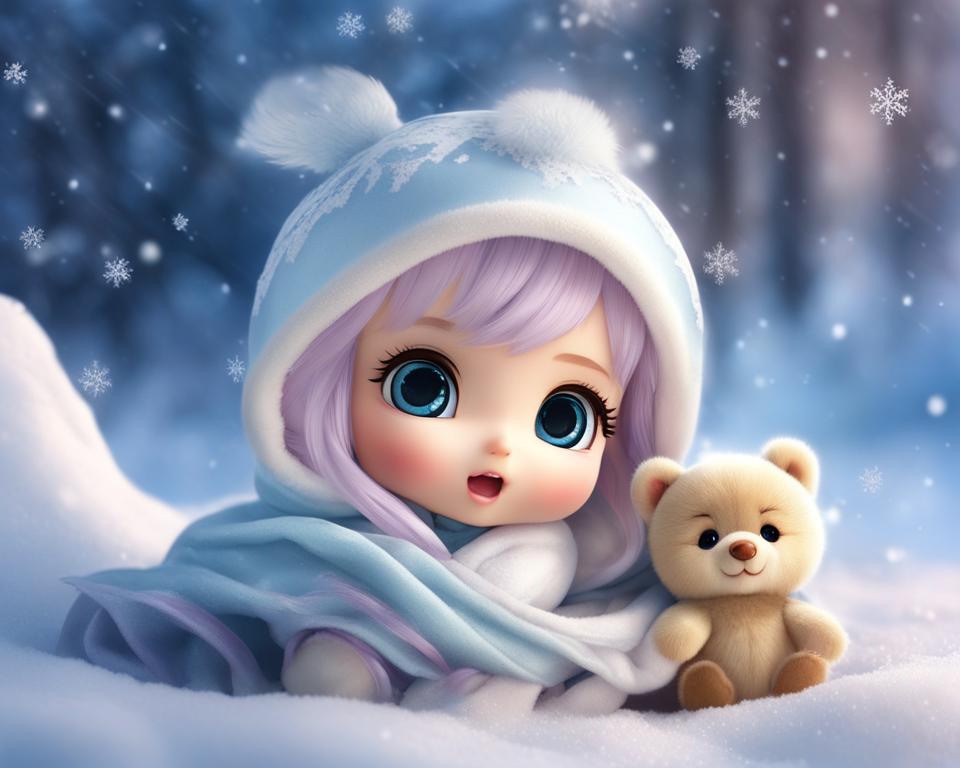 Cry Babies Magic Tears Icy World 'Keep Me Warm' Doll