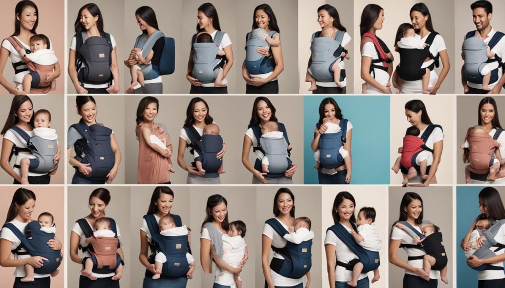 types of baby carriers
